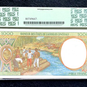 Central African States Equatorial Guinea 1000 Francs 2000 PCGS 66 PPQ