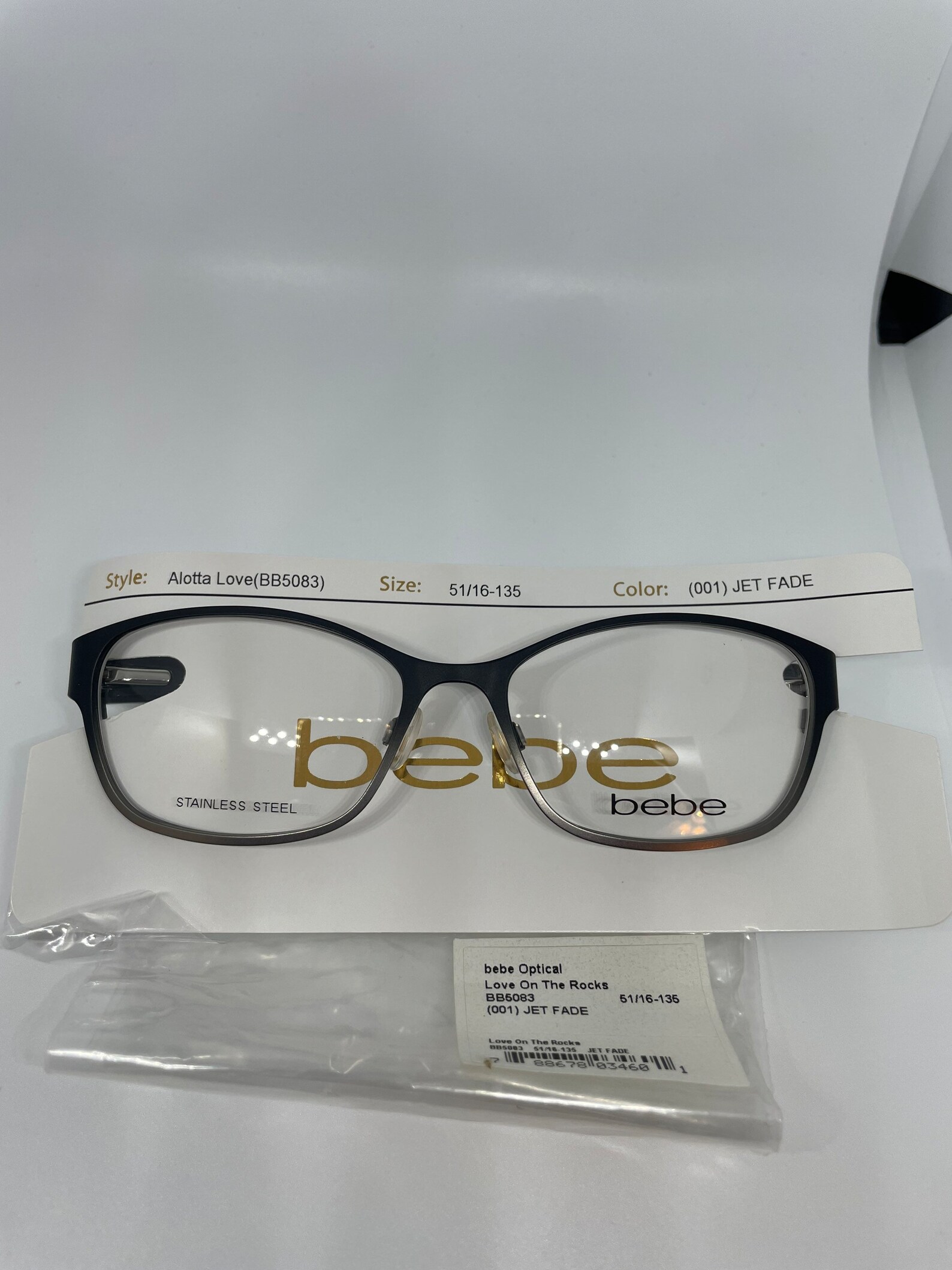 Bebe Optical & Bebe/swarovski Crystals Designer Glasses Eyewear ...