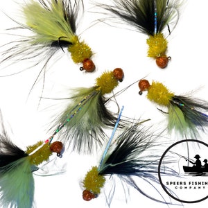Hand Tied Crappie Jig- The Bumblebee
