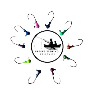 Painted Jig Heads (Pack of 10) 5.75