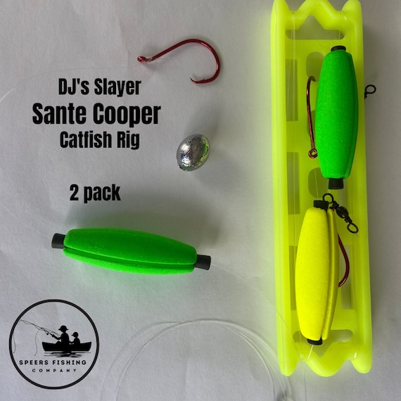 1 1/2 oz Texas Style Santee Catfish Rig (12 Pack) Use While Drifting Or  Anchored