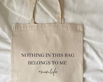 Einkaufstasche, Baumwolltasche mit Spruch, Stofftasche, personalisiert, Jutebeutel, Muttertag, nachhaltig