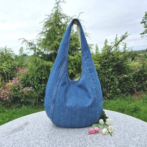 Las Mejores Ofertas En Exterior De Mezclilla Sólido Pequeñas Bolsas Y Bolsos Para Mujer | EBay