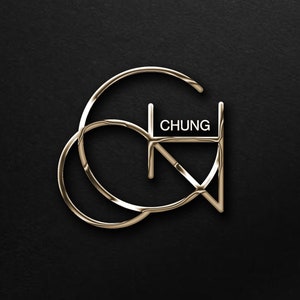 Logotipo de nome | Design de logotipo de letra | Monograma de logotipo de nome personalizado | Logotipo de nome 3D | Design de tatuagem | Logotipo de nome dourado | Placa de nome 3D metálica