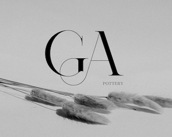 Personalized Letter Logo, Digital File, Custom Two Letters Emblem, Personalized 2 Letters Logo Design, Modern Logo, Name Sign