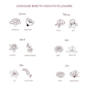 Custom Tattoo Design With Birth Month Flowers / Infinity Symbol Tattoo ...