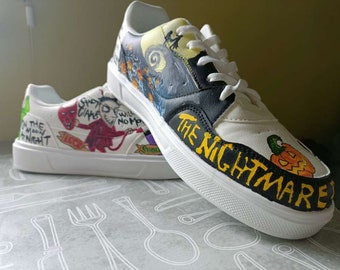 Custom Nightmare before Christmas shoes