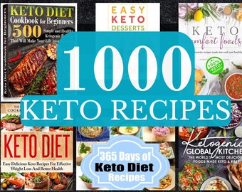 RECETTES KETO - Lot de livres de cuisine