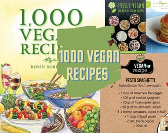 RECETAS VEGANAS - Paquete de libros de cocina