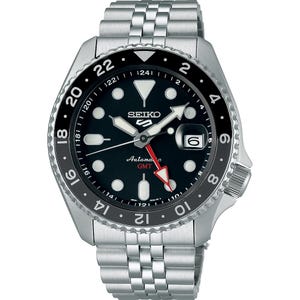 Seiko 5 Sports Orologio Uomo Automatico SSK001K1 GMT Nero