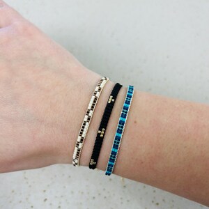 Handmade Double-Strand Bracelet – Colorful Beaded Jewelry – Two-Line Beaded Bracelet     Chic Handmade Jewelry for Women – Handwoven Jewelry