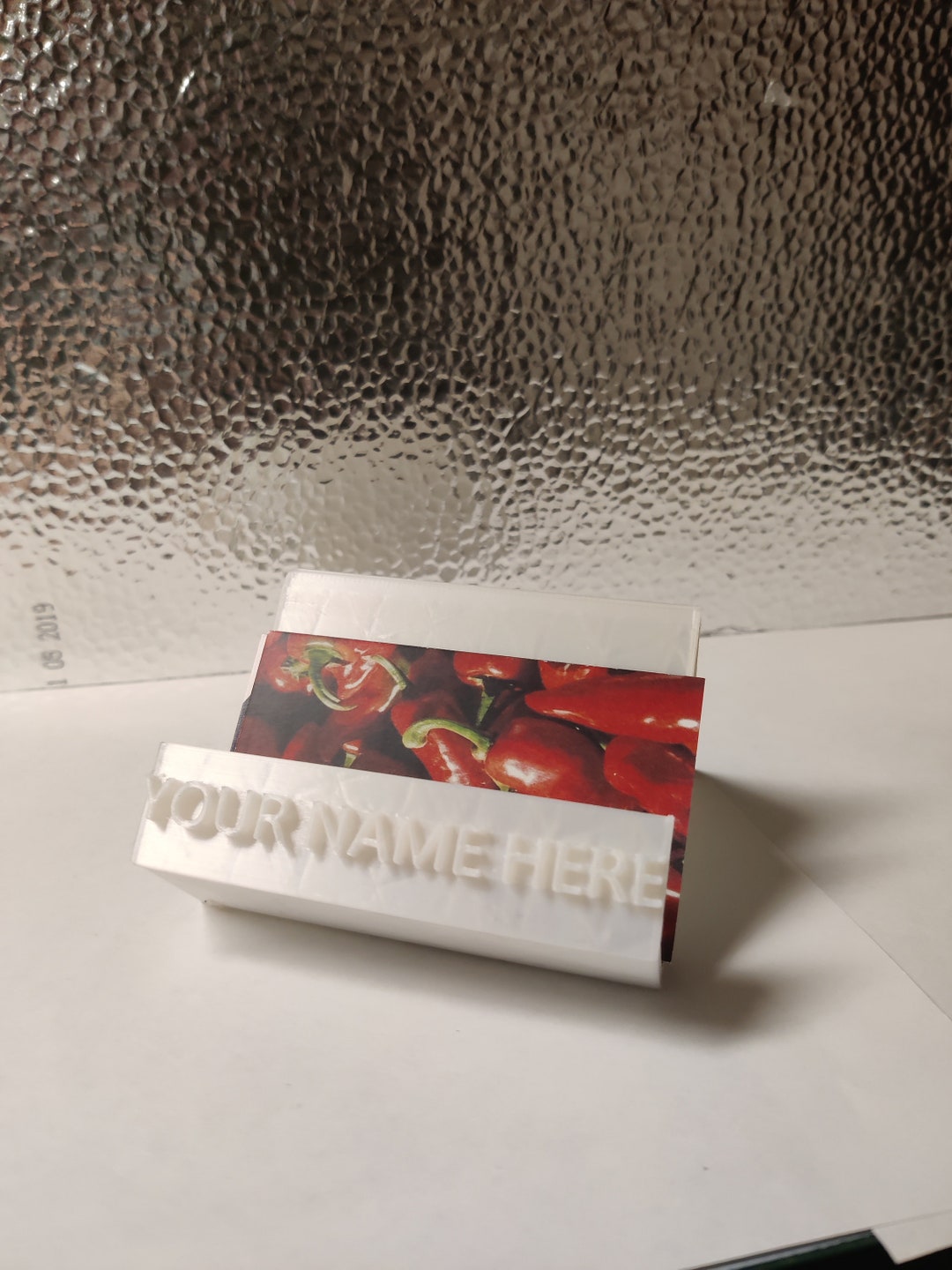 3D Printed Business Card Holder PLA Etsy