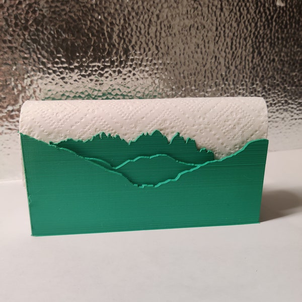 Porte-serviette Dolomites imprimé en 3D PLA