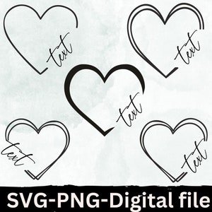 Cuore SVG, Doodle Heart svg, cuore svg,handdrawn cuore svg, fascio cuore svg, cutfile cuore, scarabocchio cuore svg, testo attraverso cuore png