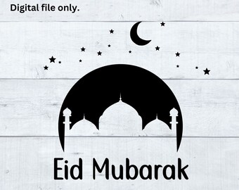 Eid Mubarak Svg Ramadan Mubarak PNG Happy Ramadan svg Eid Mubarak Ramadan Kareem SVG Vector Cricut Silhouette PNG