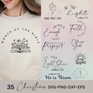 Christliches SVG-Bundle, religiöses Design, Schrift-Svg, Bibel-Vers-Svg, Gesegnetes-Svg, Jesus-Svg, Gott-Svg, Glaube-Svg, Schnittdateien für Cricut
