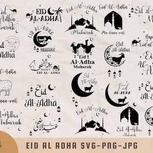 Eid Mubarak SVG Eid al Adha Bakra Eid islamico Svg Eid al adha mubarak Divertente pecora Eid SVG Bakra eid SVG islamico hajj Cammello Eid Mubarak PNG