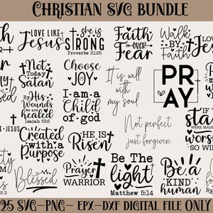 Christian svg bundle,  Blessed svg, Jesus Svg, God Svg, Faith svg, jesus christmas svg ,Religious svg, Scripture svg, Bible Verse svg,