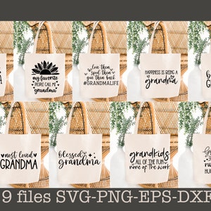 Melhor sacola de vida da vovó svg, vovó SVG, vovó svg, vovó vida svg, vovó svg, arquivo de corte da vovó, SVG do dia das mães para a vovó