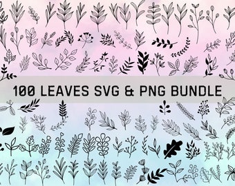 Leaves SVG Bundle, Leaves SVG,Paper Leaves Leaf Templates Leaves svg bundle greenery svg leaf border svg hand drawn leaves svg leaf vector