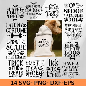 Halloween dog svg, Dog Bandana svg  Ghost Dog, Retro Spooky Season Png, Ghost Dog Halloween Png, Love Dog Png, Funny Halloween dog svg, dog