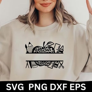 Teacher Svg Bundle Teacher Monogram Svg Teacher Shirt Back to - Etsy UK