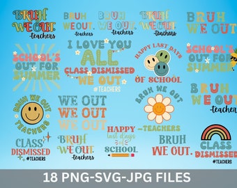Teachers end of term Bruh We Out Teachers Png W Out Bruh Png End Of School Year Png Vintage Teacher Png  Last Day of School Png Teacher Gift