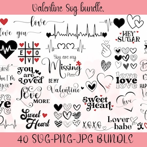 Valentines SVG Bundle, Valentinstag Geschenk Shirts SVG Liebe SVG Herz SVG Valentines Vibes niedlich Valentines svg Herz Shirt svg Liebe, cut Datei png