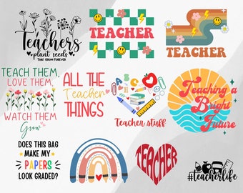 Teacher svg, teacher tote bag svg, tote bag svg, teacher gift svg, teacher bag svg, funny tote bag svg, educator svg, SUBLIMATION tote bag