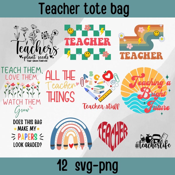 Teacher svg, teacher tote bag svg, tote bag svg, teacher gift svg, teacher bag svg, funny tote bag svg, educator svg, SUBLIMATION tote bag