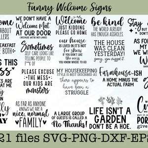 Svg drôle de ferme, signe de la ferme, svg d'accroche-porte, signe de bienvenue svg, signe en bois svg, svg paillasson, svg famille drôle, svg citation famille