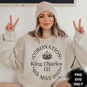 King Charles III SVG File  Kings Coronation Royal Crown Coronation King Charles Coronation day 2023 King Charles III png  mug svg shirt png