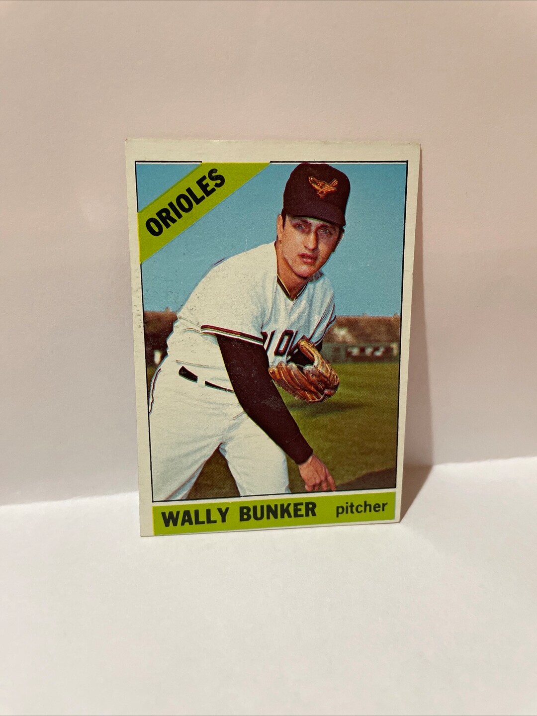 1966 Topps Wally Bunker Baltimore Orioles 499 Etsy