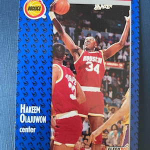 1991 Fleer Hakeem Olajuwon #77