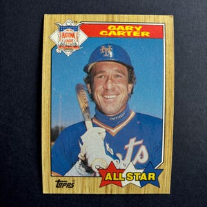 1987 Topps #602 Gary Carter New York Mets All Star HOF Baseball Card