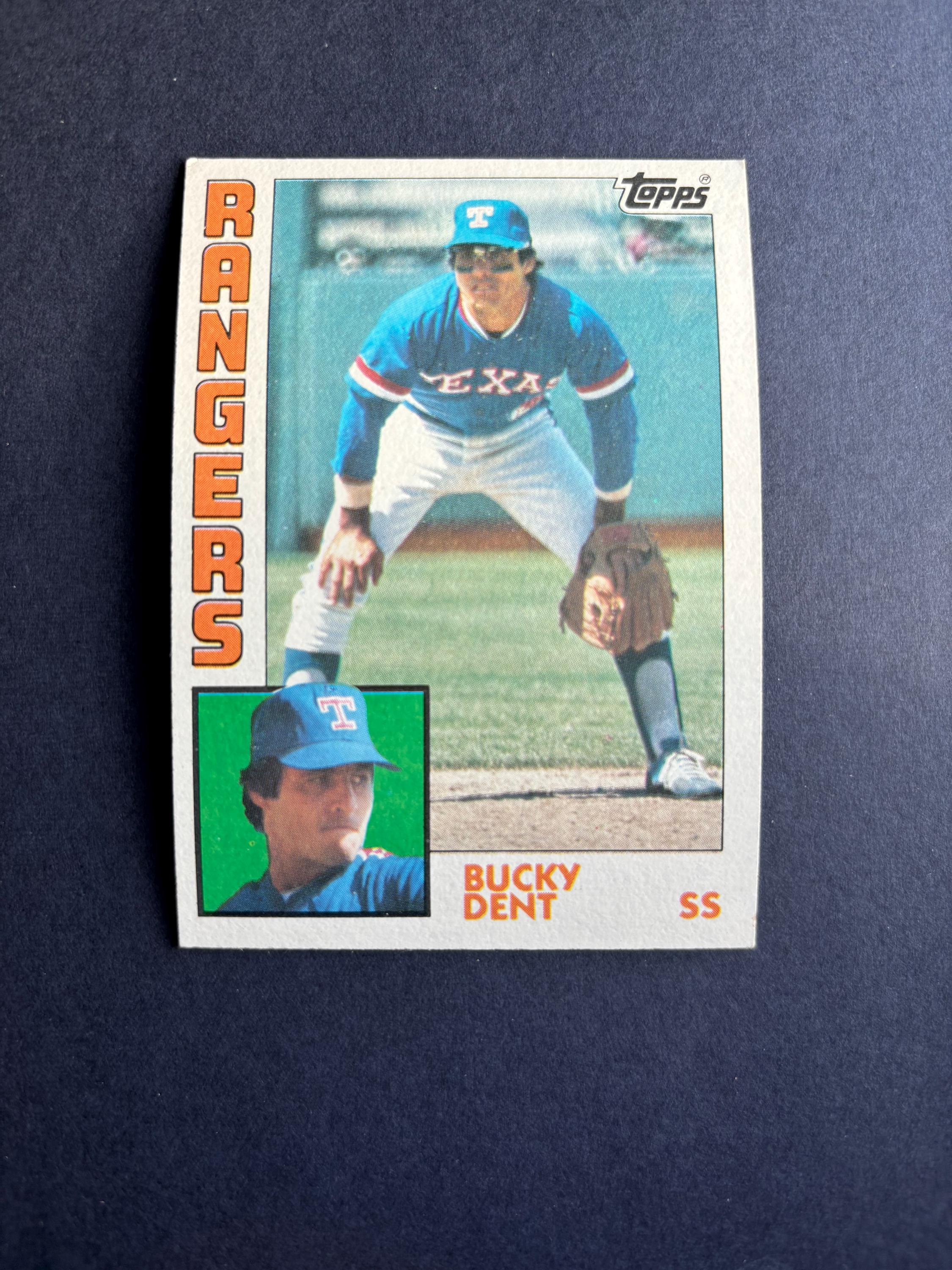 バッキー・デント 1984 Topps #331 テキサス・レンジャーズ - Etsy 日本