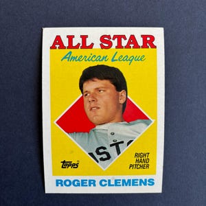 1988 Topps All Star #394 Roger Clemens