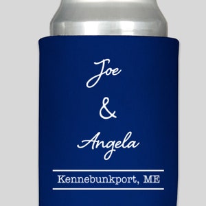 Wedding Can Cooler - Custom - Wedding Favors, Beverage Insulators, Beer Huggers, Wedding Favor, Beer Holder