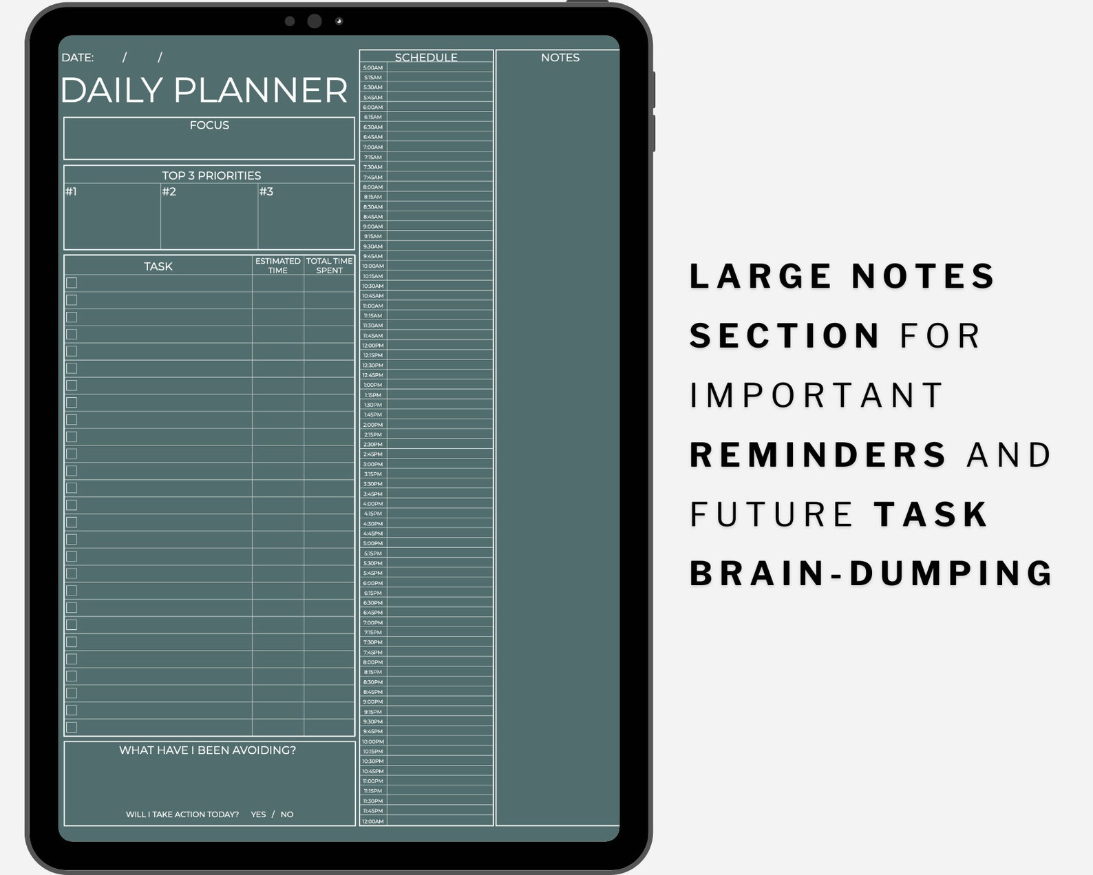 15 Minute Planner Digital Planner for Business Professionals - Etsy