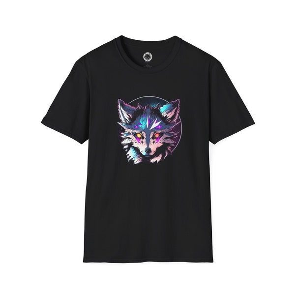 Psychedelic Wolf Shirt, Wolf Graphics T-Shirt, Furry Fandom T-Shirt, Trippy Furry Shirt, Anthropomorphic Tee, Anime Unisex T-Shirt