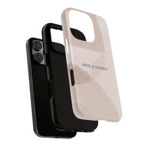 Brown Phone Case - Tough Cases, Protective Cover, Inspirational Quote, Motivational Design, Phone Accessories