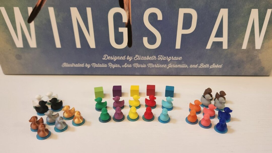 Wingspan Tiny Ducks on Tiny Ponds Replacement Action Cubes 8 Ducks per