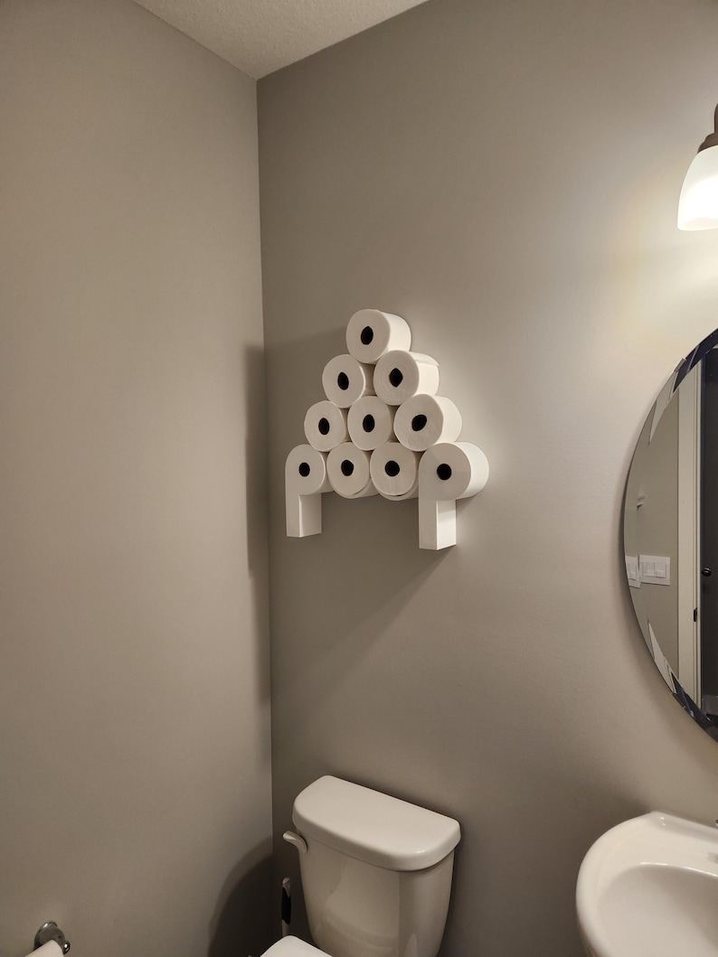 poop toilet paper shelf