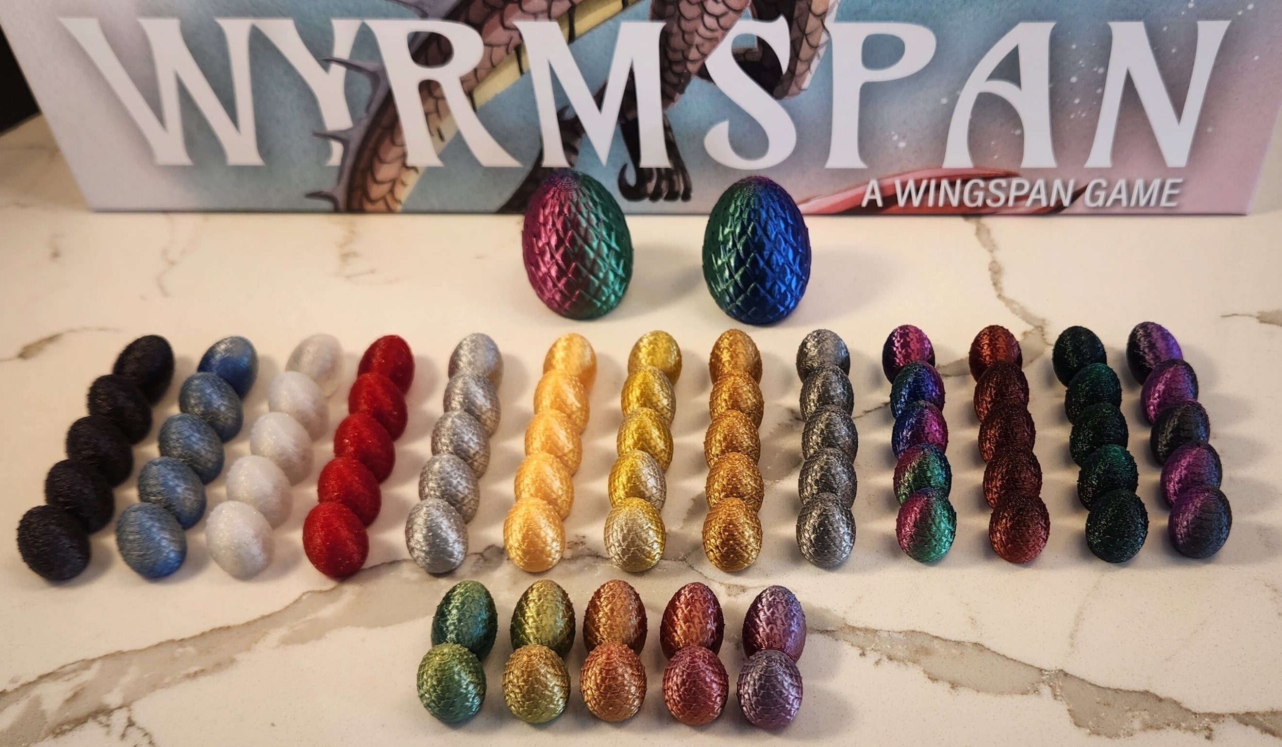 Wyrmspan Dragon Eggs with optional weights