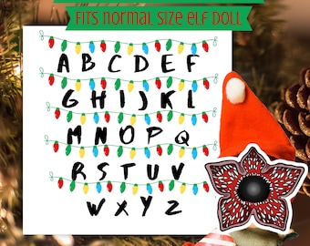 Elf Stranger Kids Printable Instant Download Elf Prop - Stranger Props for Elf