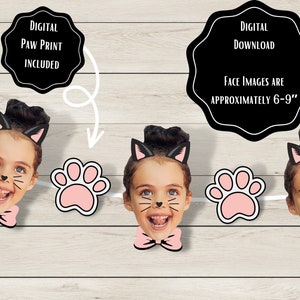 Custom Birthday Banner, Custom Face Photo Banner, Face Banner,Personalized Photo Banner, Face Decorations, Unicorn Birthday Banner, Princess
