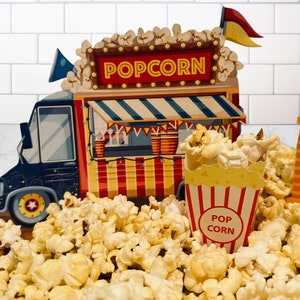 Elf Printable Popcorn Set - Printable Elf Props, Printable Elf Accessories, Printable Elf Kit, Elf Props, Elf Kit, Elf Truck, Food Stand