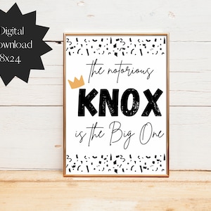 Hip hop Birthday poster, hip hop back drop, the notorious BIG One printable, 1st birthday, Notorious BIG, Big One digital download