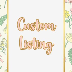 custom listing