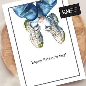 Pack de démarrage papa | Carte drôle de fête des pères | blagues papa | Chaussures pour papa | Carte humoristique pour la fête des pères | Cadeau pour papa | Carte meme papa